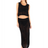 Hurley Hurley Women's Embroidered Crochet Skirt Black S Womens Fabric Skirts