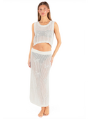 Hurley Hurley Women's Embroidered Crochet Skirt Black S Womens Fabric Skirts