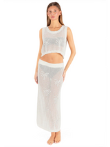 Hurley Hurley Women's Embroidered Crochet Skirt Black S Womens Fabric Skirts