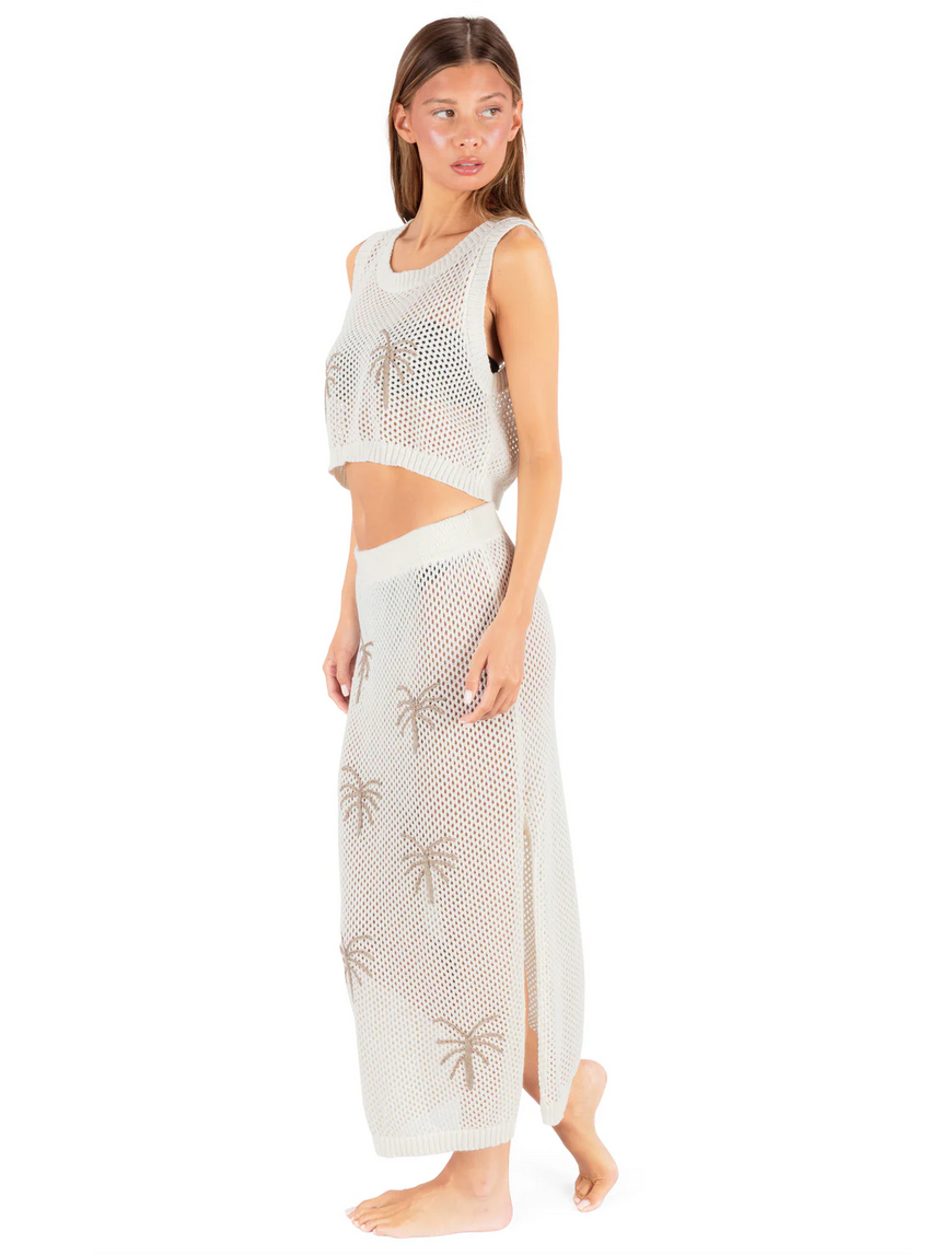 Hurley Hurley Women's Embroidered Crochet Skirt Black S Womens Fabric Skirts