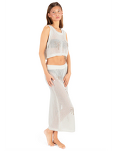 Hurley Hurley Women's Embroidered Crochet Skirt Black S Womens Fabric Skirts