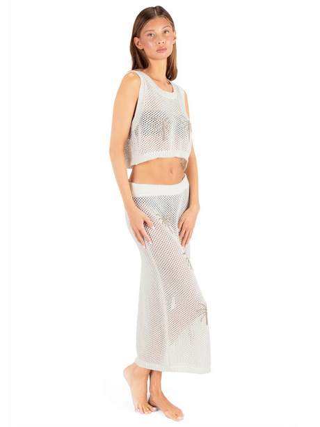 Hurley Hurley Women's Embroidered Crochet Skirt Black S Womens Fabric Skirts