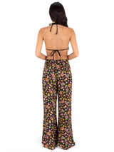 Hurley Hurley Women's Hibiscus Dream Beach Pant - Black Floral Black Floral S Womens Pants and Jeans