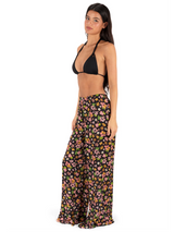 Hurley Hurley Women's Hibiscus Dream Beach Pant - Black Floral Black Floral S Womens Pants and Jeans