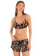Hurley Hurley Women's Hibiscus Dream Phantom 2.5" Boardshorts - Black Floral Black Floral S Womens Board shorts