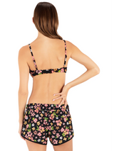 Hurley Hurley Women's Hibiscus Dream Phantom 2.5" Boardshorts - Black Floral Black Floral S Womens Board shorts