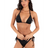 Hurley Hurley Women's Reversible Solid Tri Top - Black Black S Womens Bikini Tops