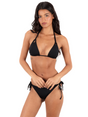 Hurley Hurley Women's Reversible Solid Tri Top - Black Black S Womens Bikini Tops