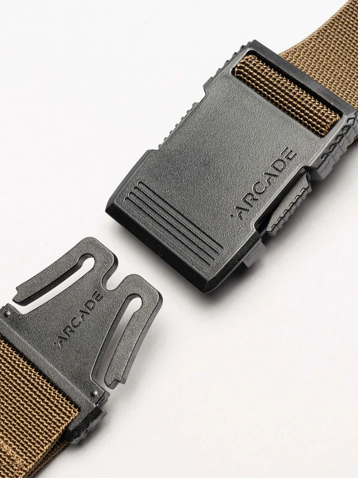 Arcade Belt Co Arcade Hardware Belt - Coyote Coyote M/L Mens Fabric Belts