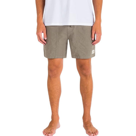Hurley Hurley Men's Phantom Sandbar Stretchband 20" Barely Bone 30 Mens Hybrid Land and Sea Shorts