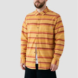Hurley Hurley Men's Portland Organic Flannel Long Sleeve Pebble M Mens Button Up Long Sleeve Shirts