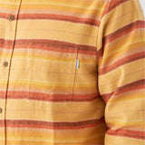 Hurley Hurley Men's Portland Organic Flannel Long Sleeve Pebble M Mens Button Up Long Sleeve Shirts