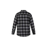 Hurley Hurley Men's Portland Organic Flannel Long Sleeve Pebble M Mens Button Up Long Sleeve Shirts