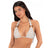 Hurley Hurley Women's Shell Crochet Ring Tri Tie Top - Egret Egret S Womens Bikini Tops