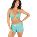 Hurley Hurley Aquas Solid 2.5' Board Short Arctic Blue XS Womens Board shorts