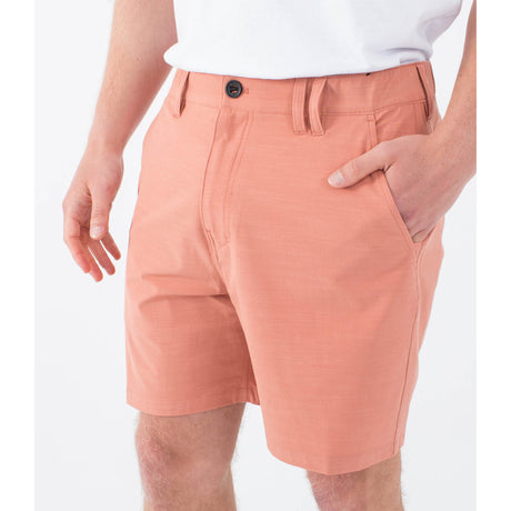 Hurley Hurley Men's Phantom Slub 3/4 Waistband 18" Olive 30 Mens Casual Shorts