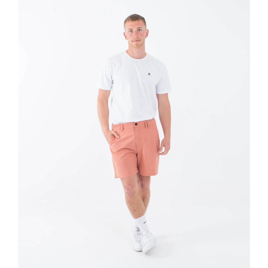 Hurley Hurley Men's Phantom Slub 3/4 Waistband 18" Olive 30 Mens Casual Shorts