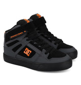 Zapatillas DC Youth Pure High Top EV - Gris/Negro/Naranja