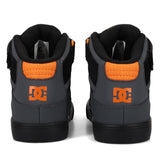 Zapatillas DC Youth Pure High Top EV - Gris/Negro/Naranja