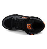 Zapatillas DC Youth Pure High Top EV - Gris/Negro/Naranja