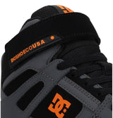 Zapatillas DC Youth Pure High Top EV - Gris/Negro/Naranja