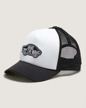 Vans Vans Boys Classic Patch Curved Bill Trucker Hat Black/White One Size Youth Boys Hats 8 to 14 years