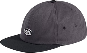 Vans Vans Men's Hex Logo Jockey Hat Black One Size Mens Hats Flat Brim
