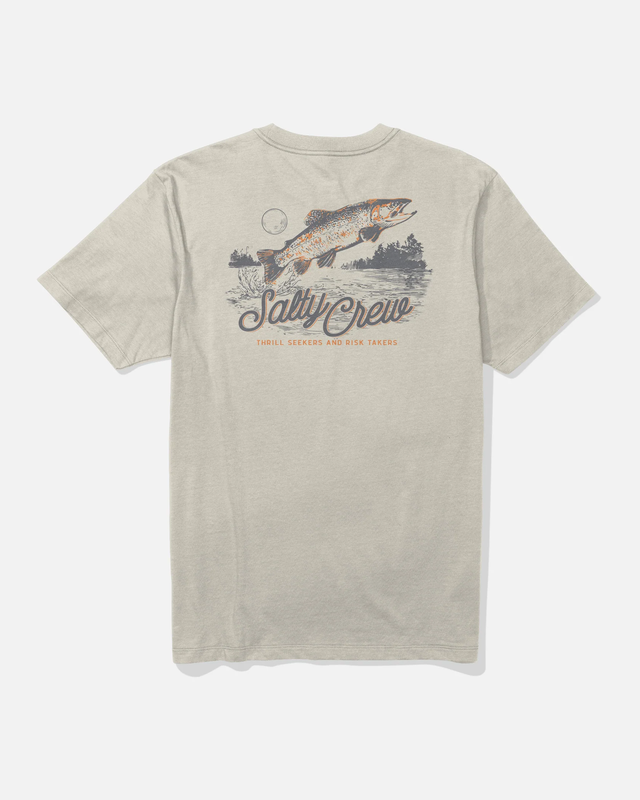 Salty Crew Salty Crew Men's Fish Fest SS Tee Bone M Mens T-Shirts