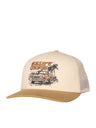 Salty Crew Salty Crew Men's Good Times Foamie Trucker Hat Off White/Khaki 1SZ Mens Hats Curved Brim