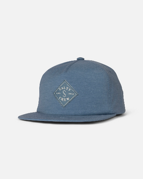 Salty Crew Salty Crew Men's Drifter Snapback Channel Blue 1SZ Mens Hats Flat Brim