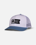 Salty Crew Salty Crew Men's Pinnacle 2 Retro Trucker Hat Military/Silver 1SZ Mens Hats Curved Brim