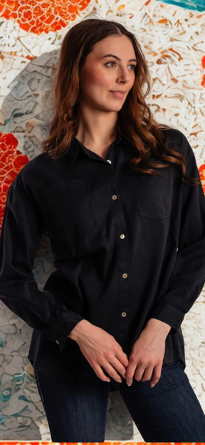 Volcom Volcom Women's Lived In Button Up 2 Star White XS Womens Long Sleeve Shirts