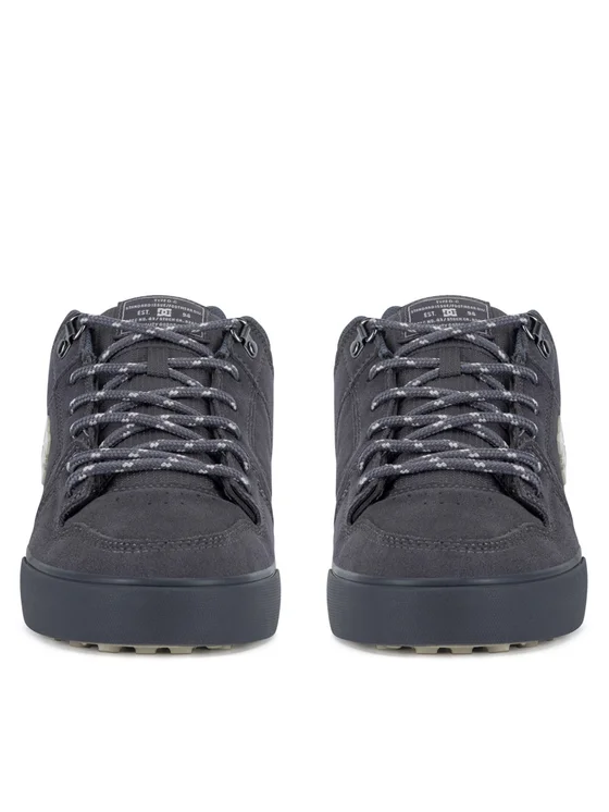 DC Pure Wintered Shoes - Grey/Grey/White
