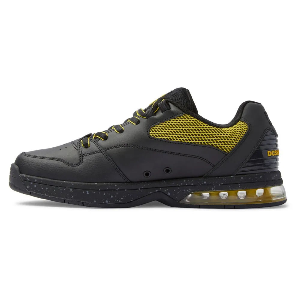 DC Men's Versatile LE Shoes - Black/Yellow