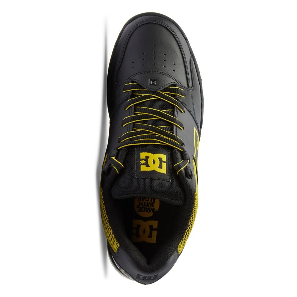 DC Men's Versatile LE Shoes - Black/Yellow