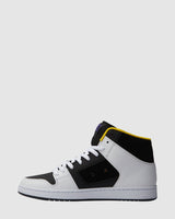 DC Men's Manteca 4 Hi Shoes - Black/White/Purple