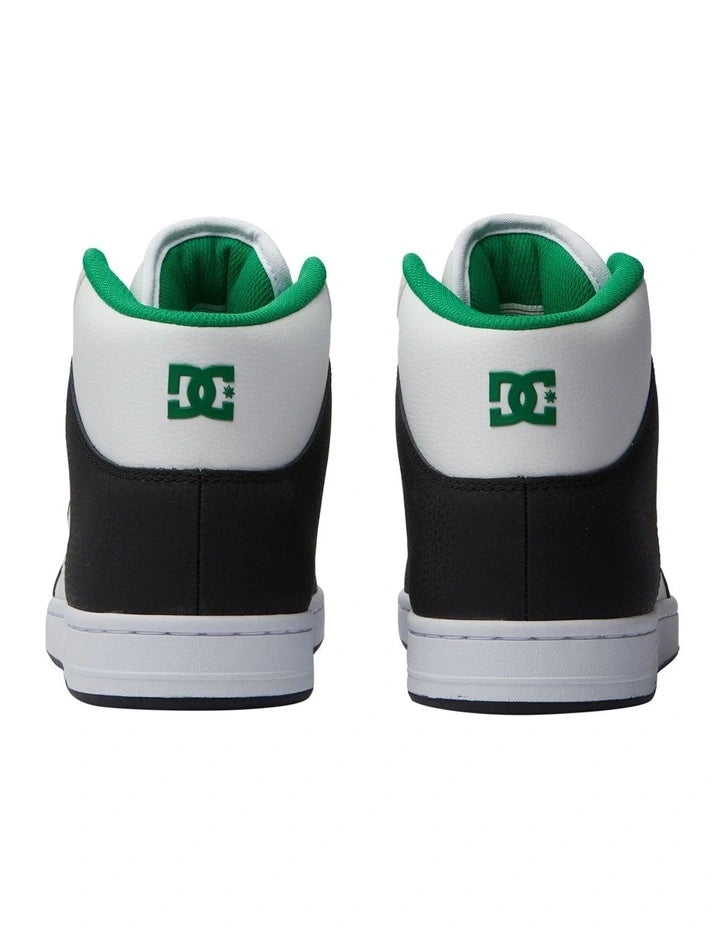 DC Men's Manteca 4 Hi Shoes - Black/White/Green