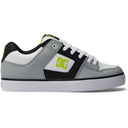DC DC Men's Pure Skate Shoes - White/Lime White/Lime 9 Mens Skate Shoes 6 to 18