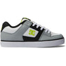DC Men's Pure Skate Shoes - White/Lime