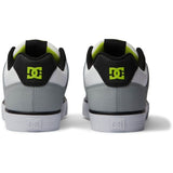 DC Men's Pure Skate Shoes - White/Lime