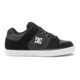 DC Men's Pure Skate Shoes - Black/Dark Slate