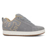 DC Men's Court Graffik SE Shoes- Light Grey/Tan/Gum