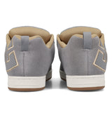 DC Men's Court Graffik SE Shoes- Light Grey/Tan/Gum