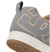 DC Men's Court Graffik SE Shoes- Light Grey/Tan/Gum