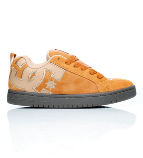 DC DC Men's Court Graffik SE Shoes - Wheat/Gum Wheat/Gum 9 Mens Shoes 6 to 18