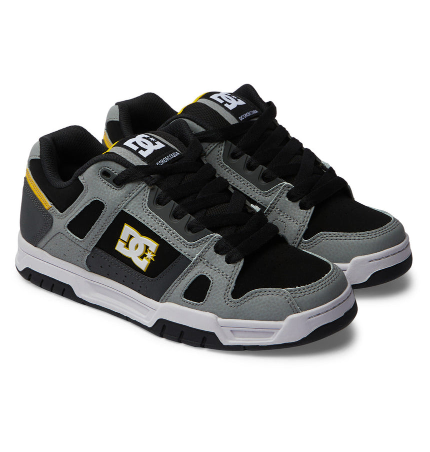 DC Men's Stag Shoes - Grey/Yellow