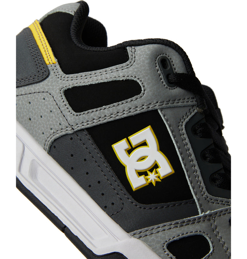 DC Men's Stag Shoes - Grey/Yellow