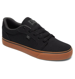 DC DC Men's Anvil TX Shoes - Black/Gum Black/Gum 7 Mens Skate Shoes 6 to 18
