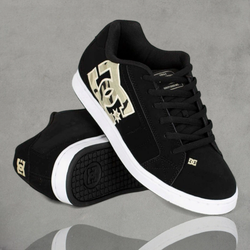 DC Men's Net Shoes - Black/Camel