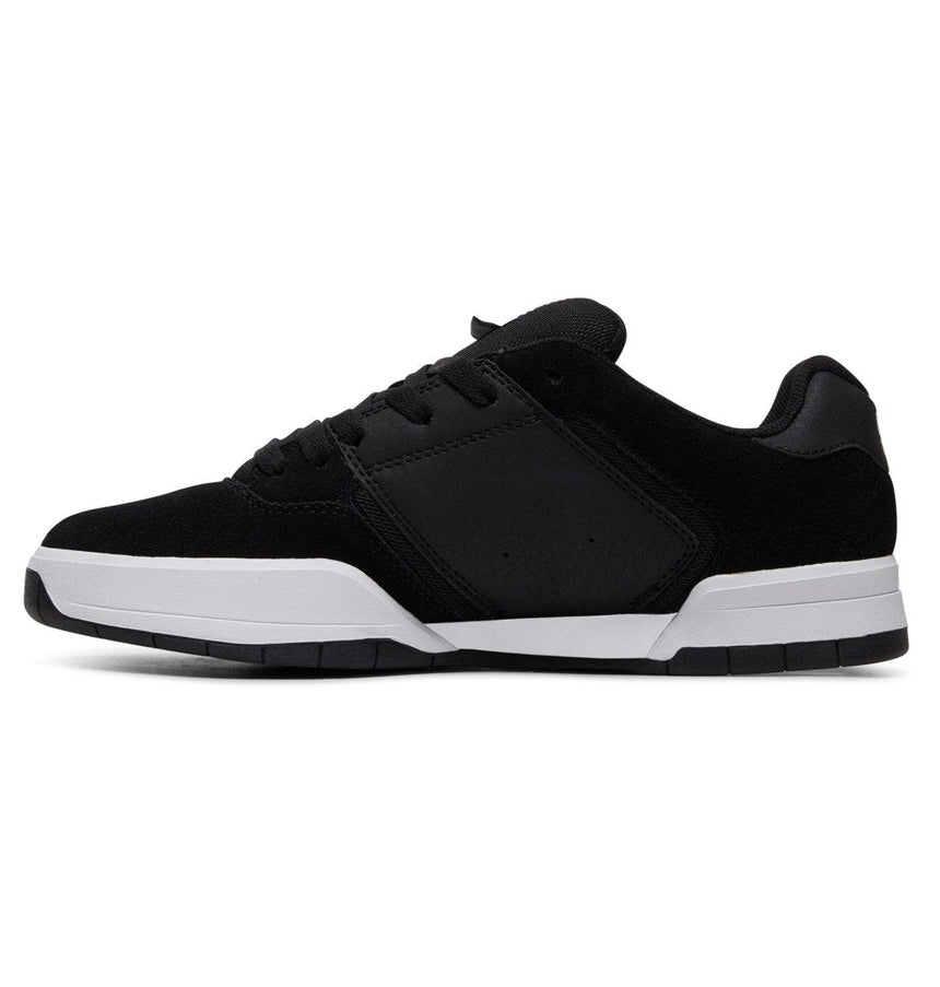 DC Mens Cental Skate Shoes - Black/White